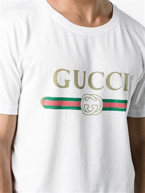 gucci white tee replica